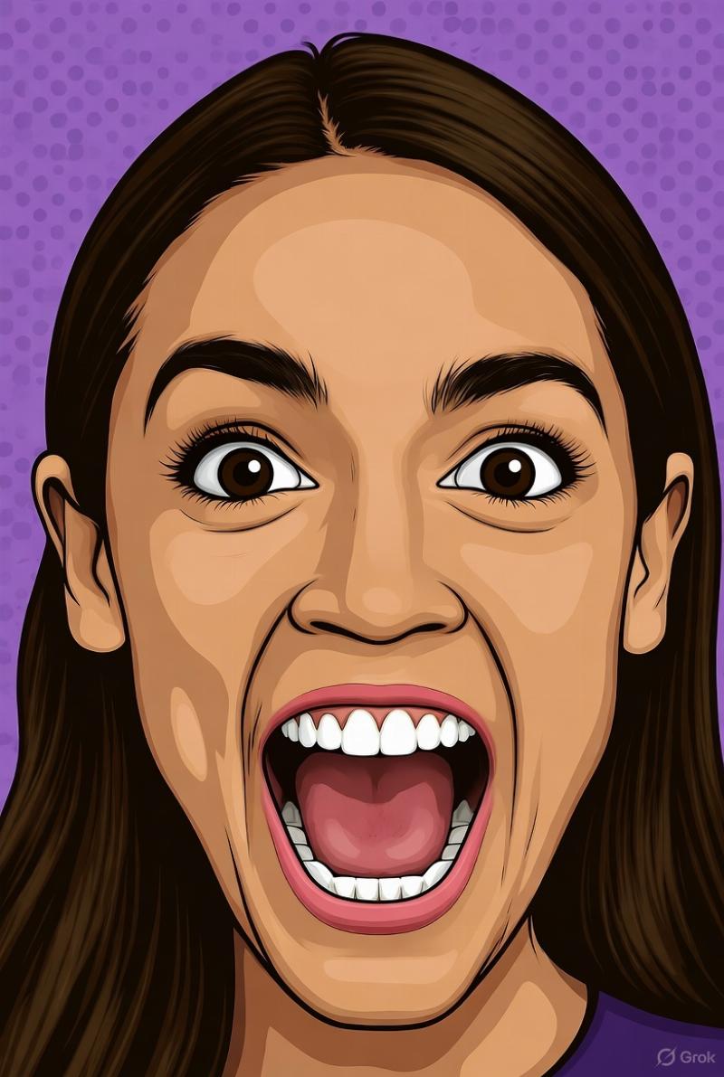 Does the ‘O’ in AOC Represent Her ‘Walking Nightmare’ Mouth?