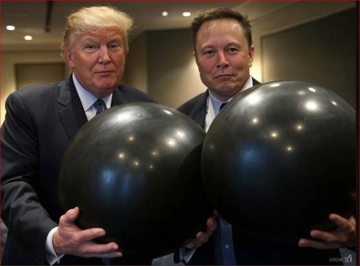 Big Balls (and the other DOGE guy) are back on the job