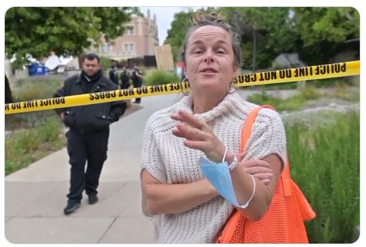 The pigpen crowd returns to UCLA, howls that the campus is denying them 'humanitarian aid' when it won't let them order takeout