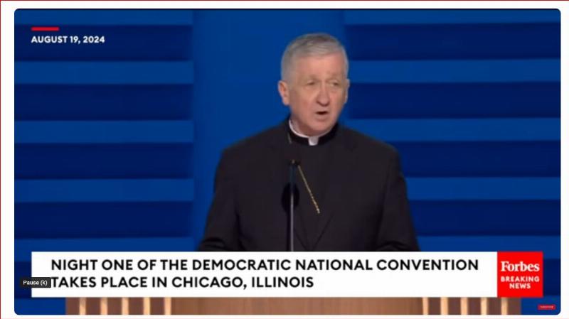 NextImg:Abortion wagon out front, progressive Catholic Cardinal Cupich gives the DNC invocation