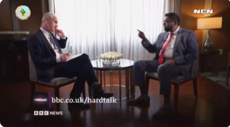 NextImg:VIDEO: The President of Guyana absolutely wrecks a smug BBC reporter over climate change