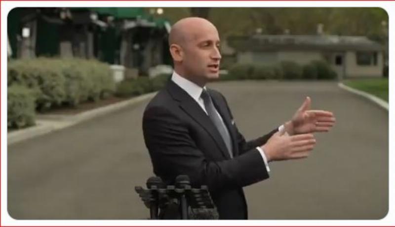 NextImg:Stephen Miller blows apart the media's narrative about a repatriated Salvadoran illegal to reporters