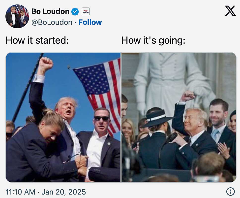 Donald Trump and alternate reality