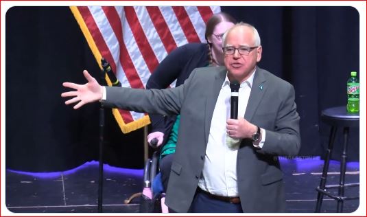 Tim Walz, Minnesota’s manic Marxist governor, has the reverse Midas touch