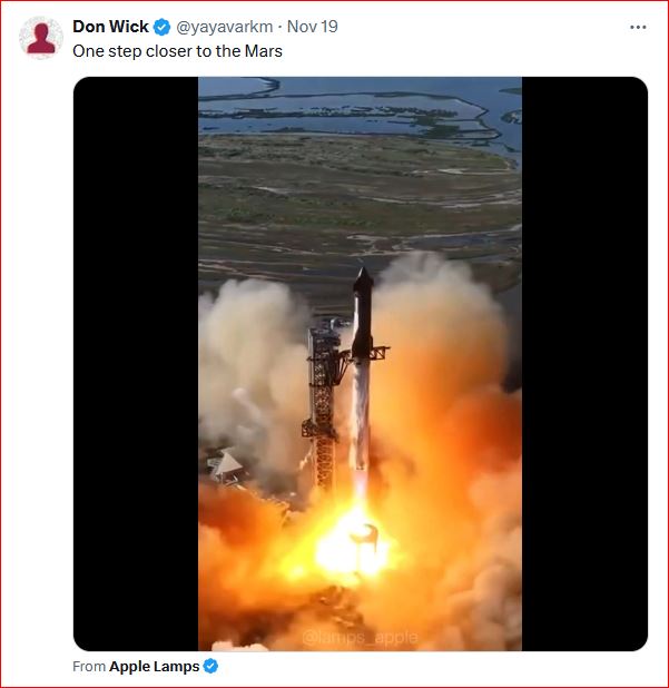 Why isn't Joe Biden at Elon Musk's mighty, history-making, SpaceX launches?