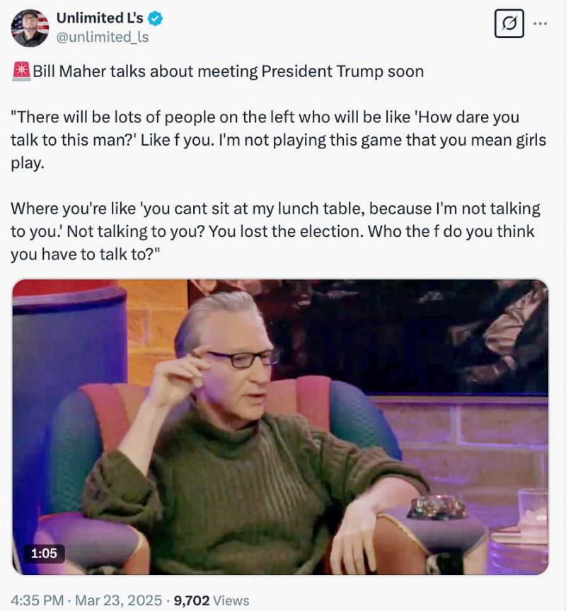 NextImg:Bill Maher goes civil