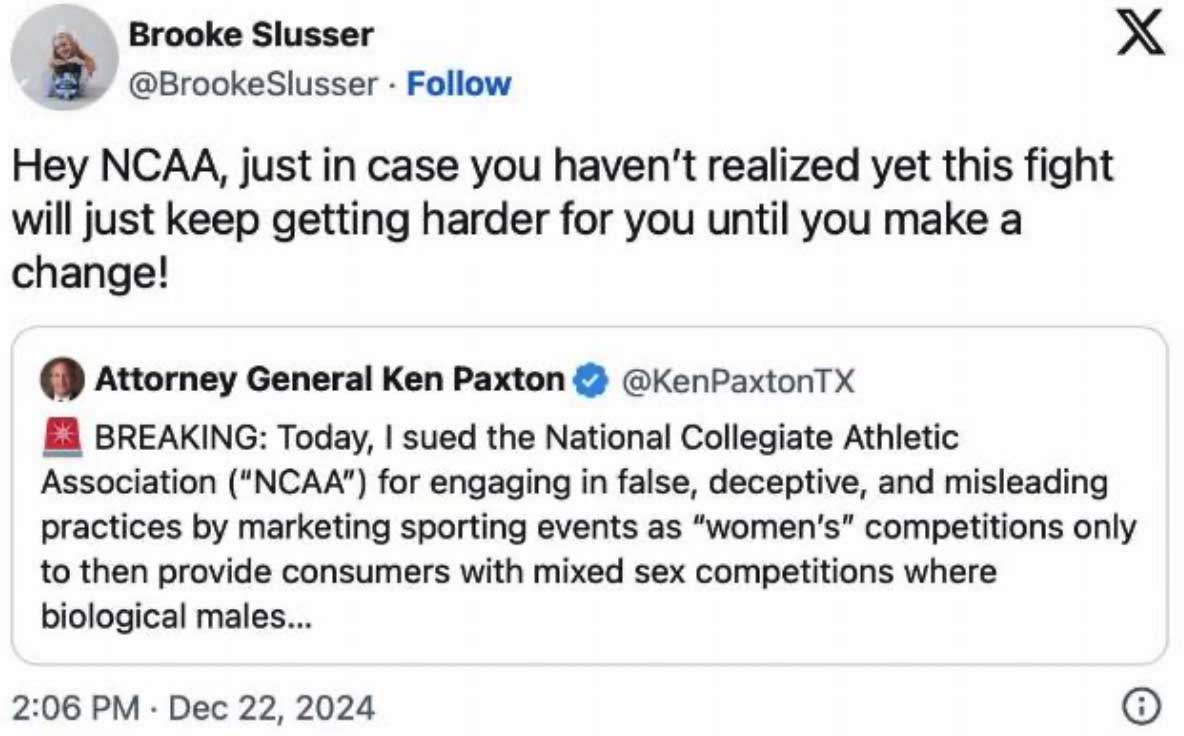 Women's college volleyball: trans strike back
