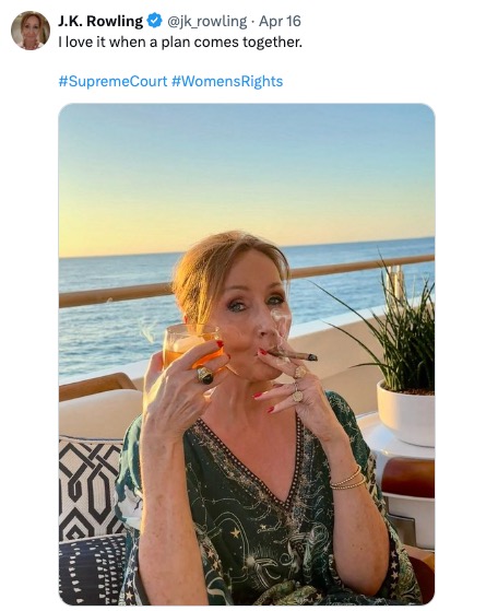 British actor and writers pile on to support the trans crowd—and JK Rowling’s not having it