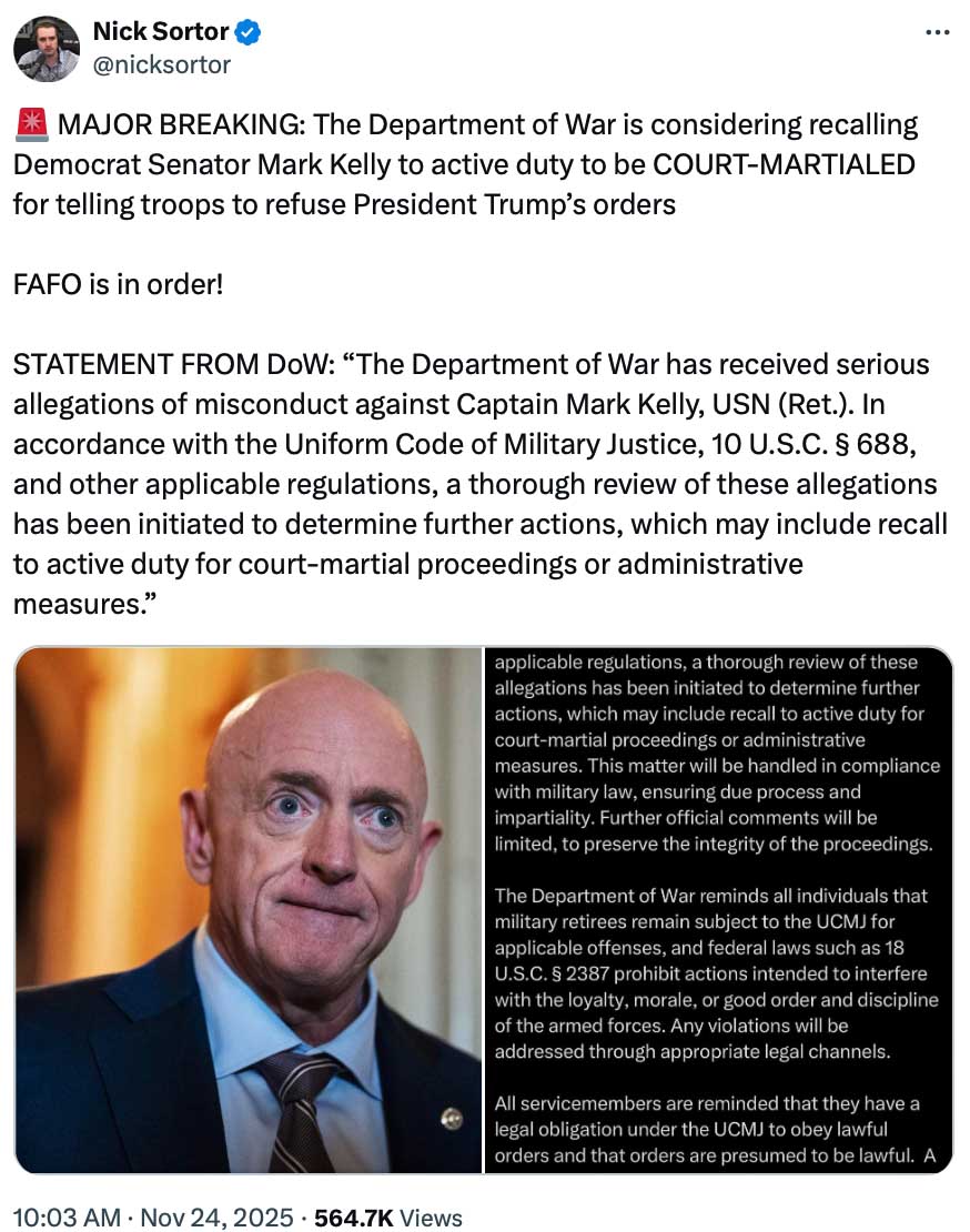 The traitorous six: no one is above the law