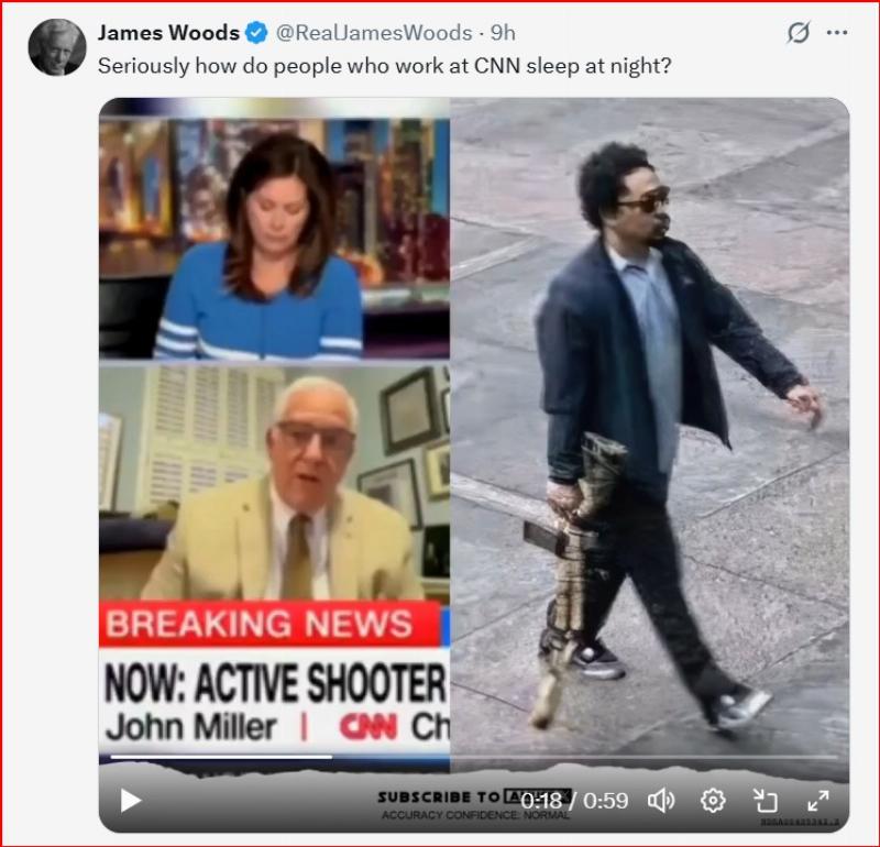 NextImg:CNN calls Manhattan shooter 'possibly white,' NY Gov Hochul decries California's 'weak' gun laws