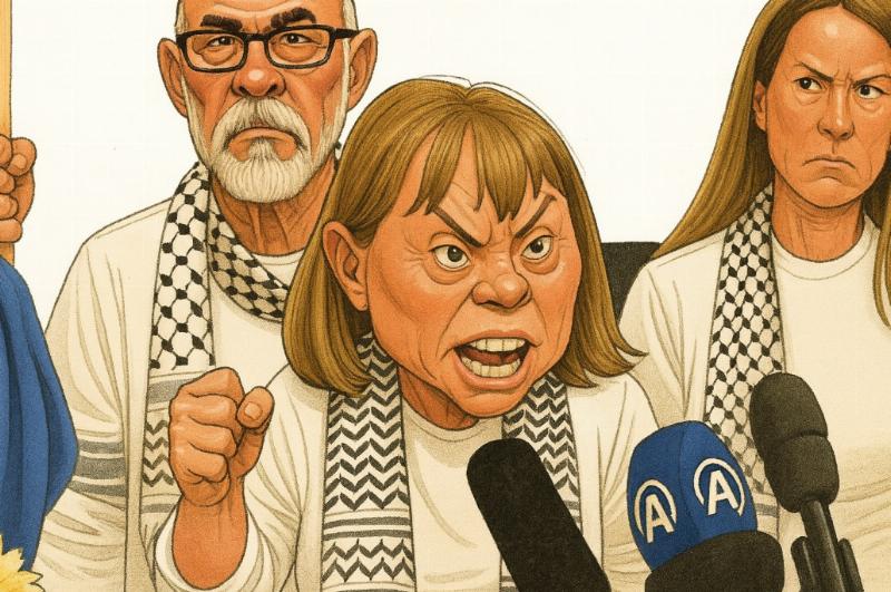 NextImg:Greta Thunberg tried to highlight Palestinian suffering...with a photo of a starved Israeli hostage