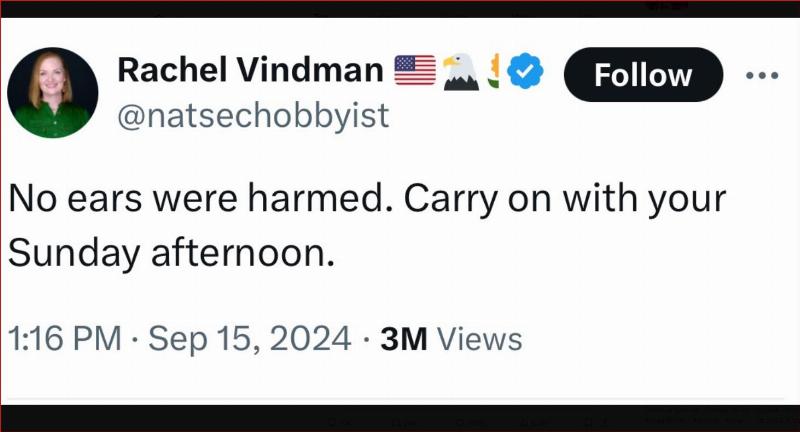 NextImg:Somebody get a phone call? Rachel Vindman backpedals from giddy tweet cheering second assassination attempt against Trump