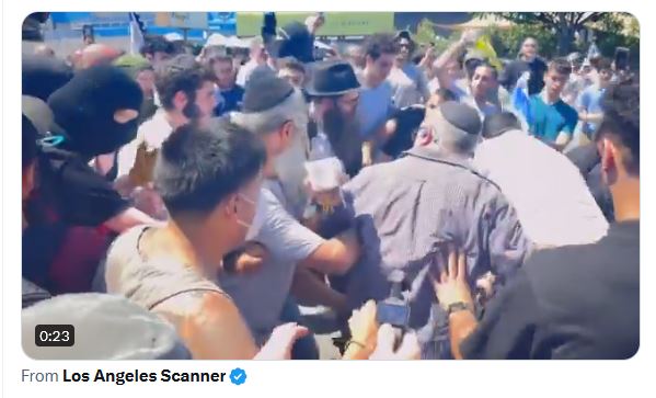 Summer of terrorism? Pro-Hamas thugs launch violent assault on Jews going to synagogue in Los Angeles