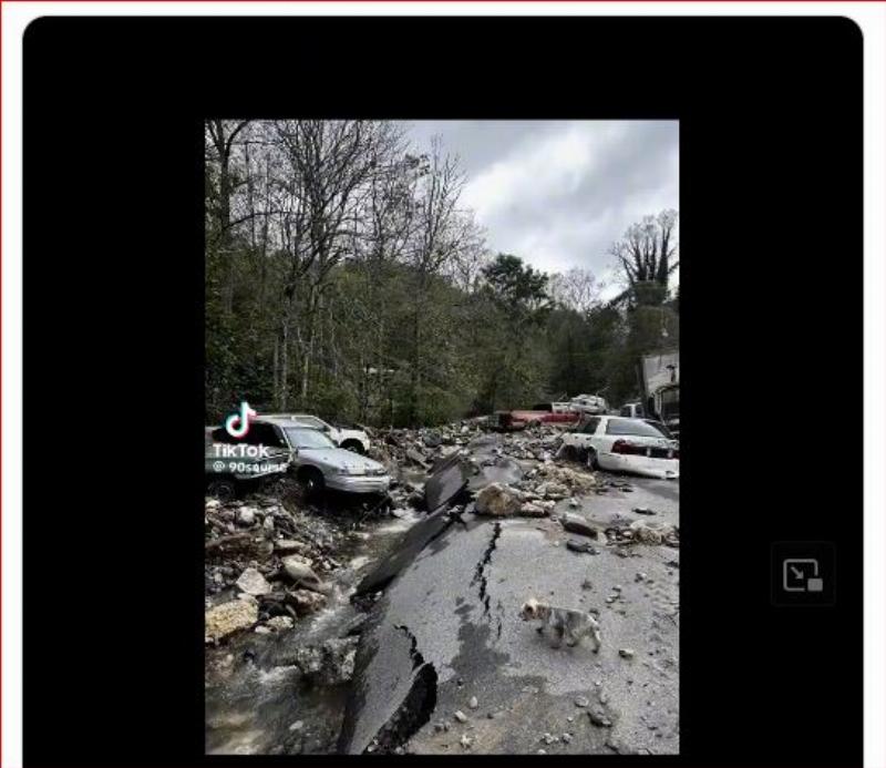 NextImg:As I sit here on day 10 of hurricane-ravaged western North Carolina with no power or water ...