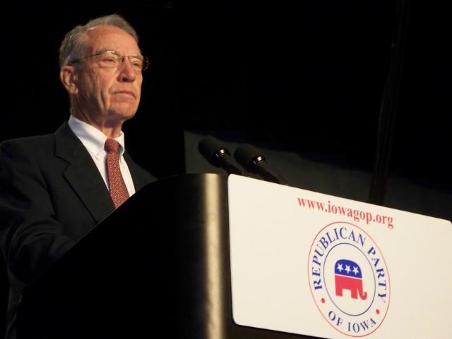 <p><em>Image: Chuck Grassley. Credit: IowaPolitics.com via <a data-cke-saved-href=