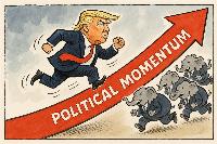 The physics of Trump’s political momentum