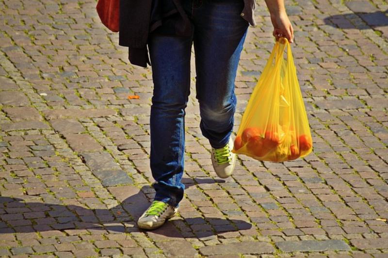 NextImg:New report: Adults inadvertently consume so much plastic, it’s the equivalent to eating around one grocery store bag per month