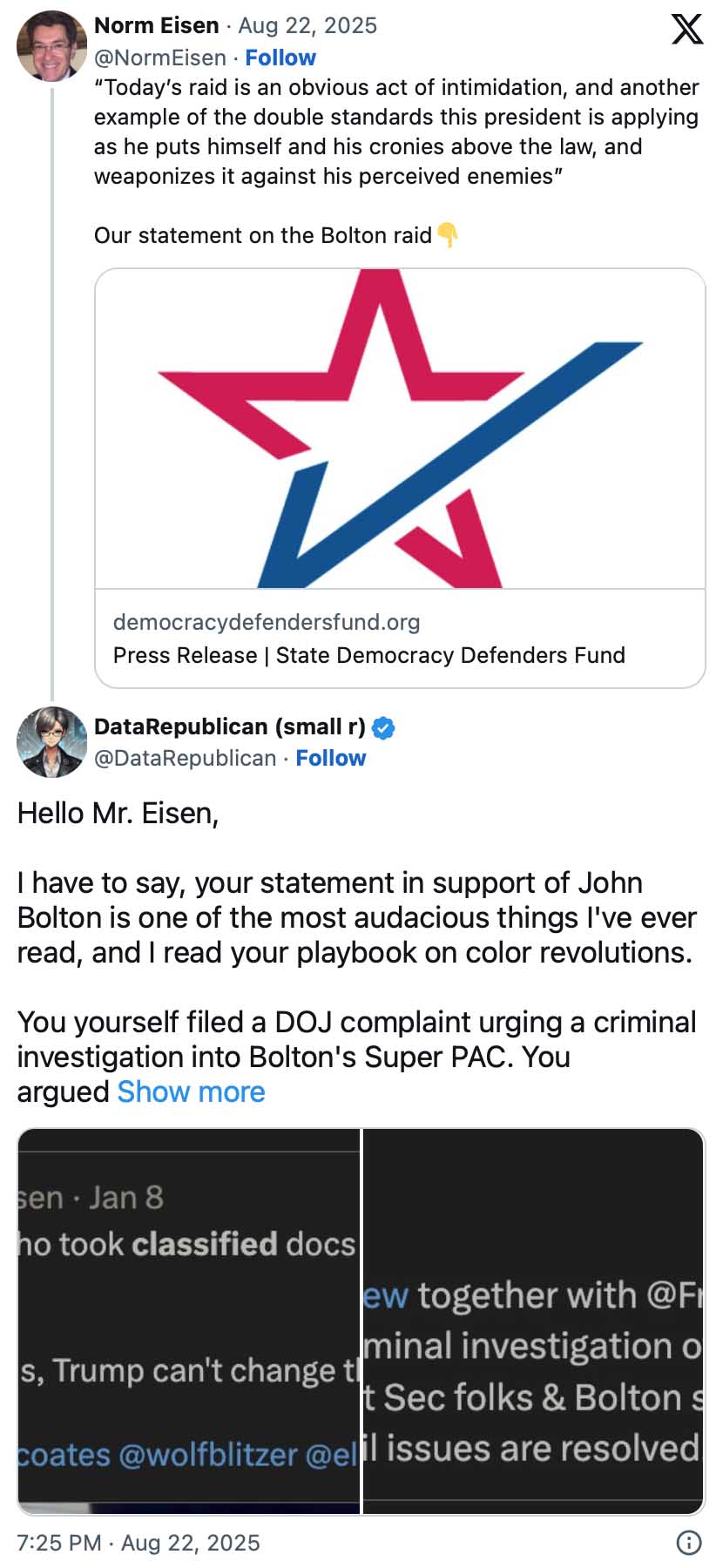 The Bolton raid: what's 'a predication'?