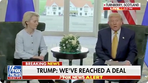Trump’s tariff gamble pays off again, this time with the EU