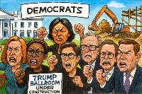 One can’t emphasize enough leftist lunacy over the White House ballroom