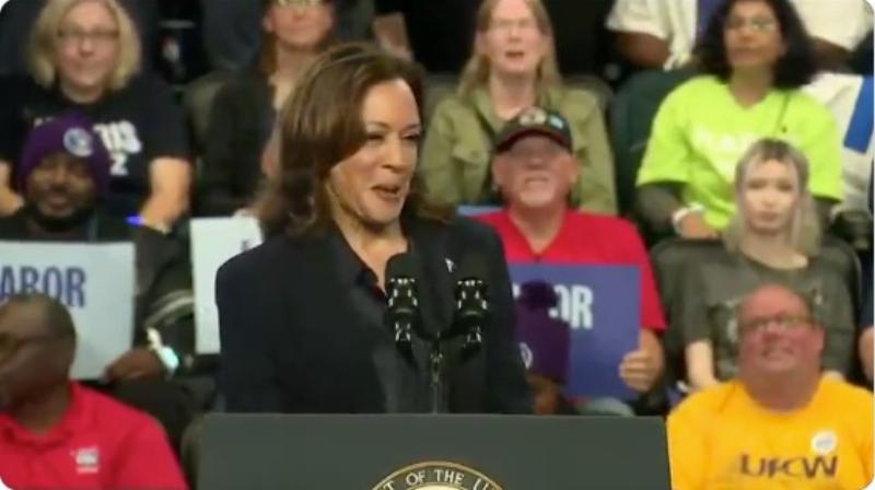 NextImg:Kamala’s brain glitches when her teleprompter freezes