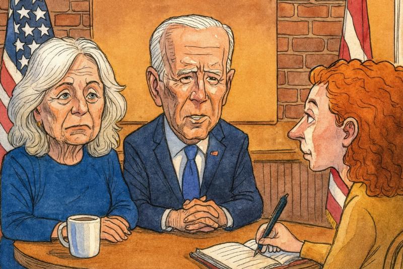 NextImg:Joe Biden’s Time in the ‘Wide’ House (Satire)