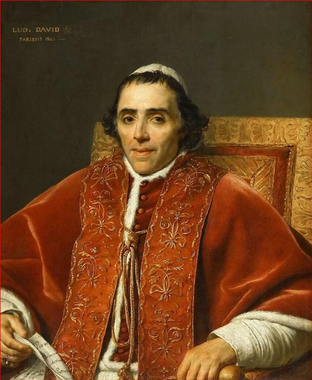 Pope Pius V by Jacques-Louis David.