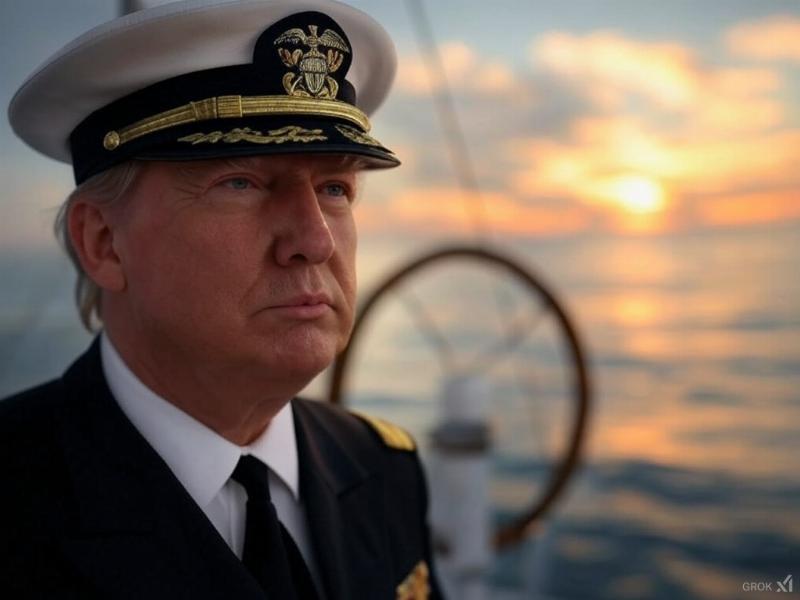 NextImg:Captain Trump has taken over the American ship of state