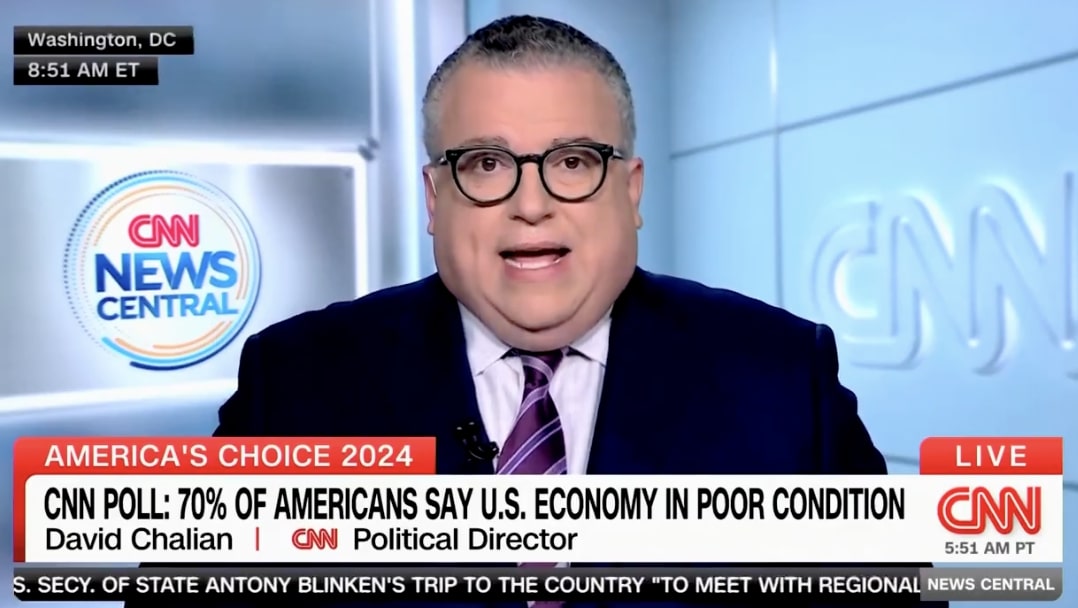 CNN’s political director scoffs at Americans for failing to ‘assess the economy through the economic indicators’ used by the media elite