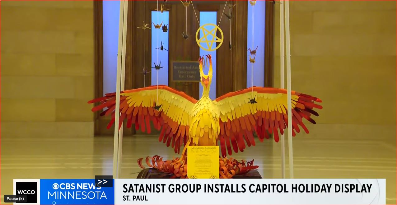 Satanic ‘holiday’ display set up in Minnesota state capitol building