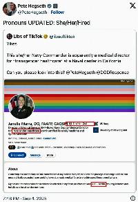 Commander She/Her gets fired