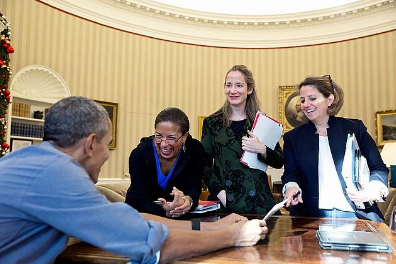 NextImg:Susan Rice points the finger at Trump, suggests he violated the Logan Act