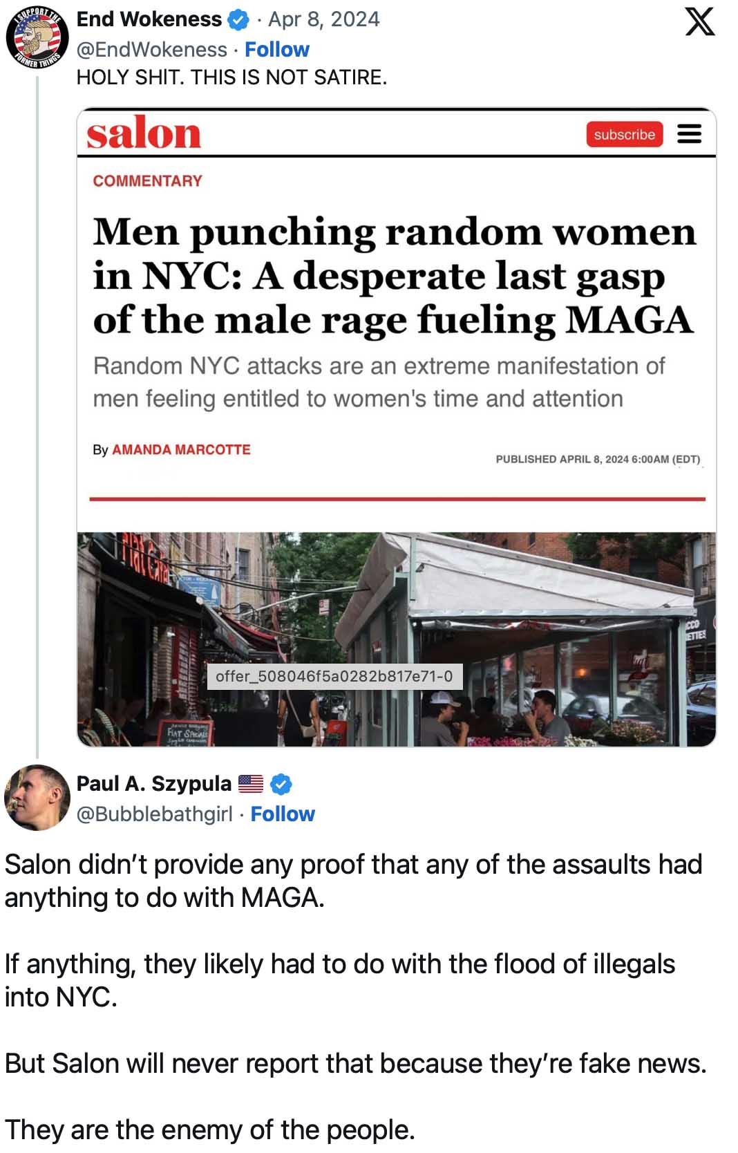 Is MAGA sucker punching NYC?
