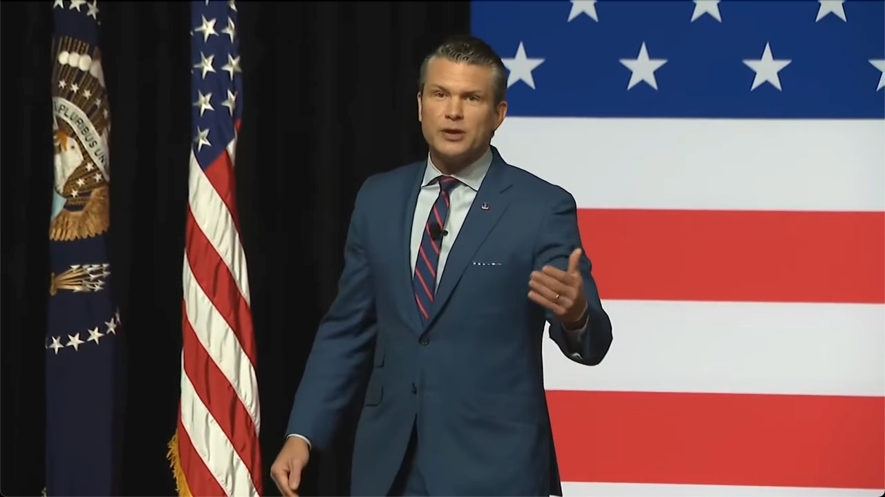Secretary of War Pete Hegseth informs the military’s command structure that DEI is DOA.