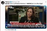 Kamala delivers another load of evasive gibberish to fawning MSNBC interviewer