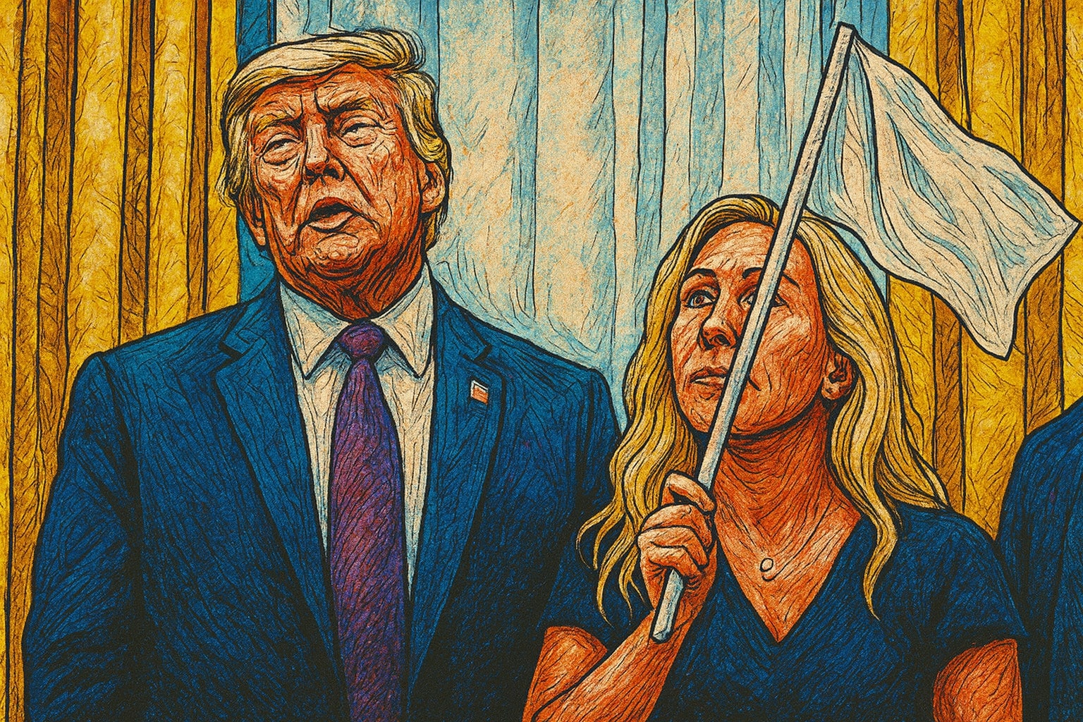 Marjorie Taylor Greene vs. Trump spat