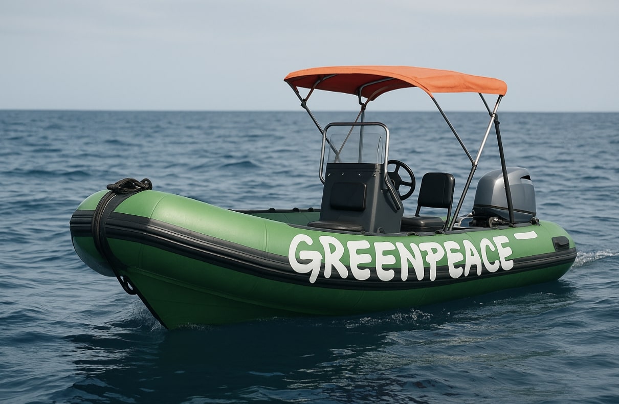 The SS Greenpeace is harpooned at last