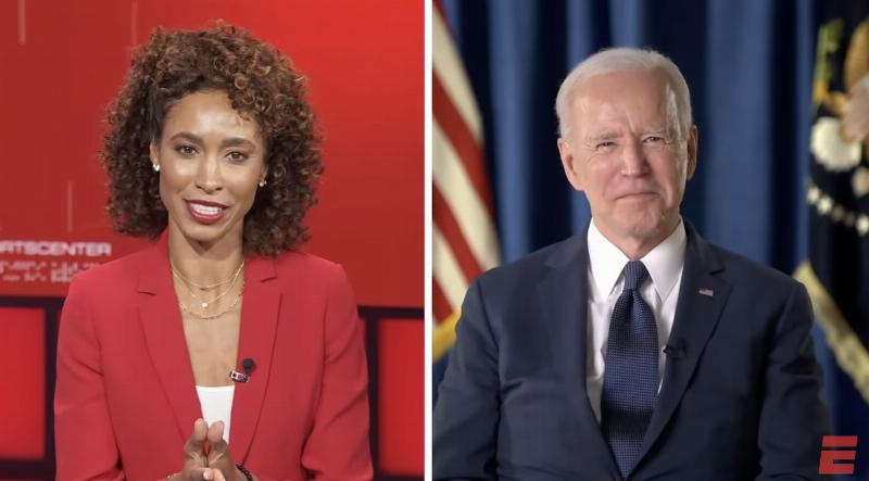 NextImg:Former ESPN host reveals that her 2021 Biden interview was scripted