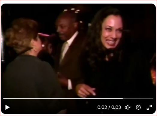 'Are you his daughter?' 1995 video surfaces of Kamala Harris whooping it up with Willie Brown