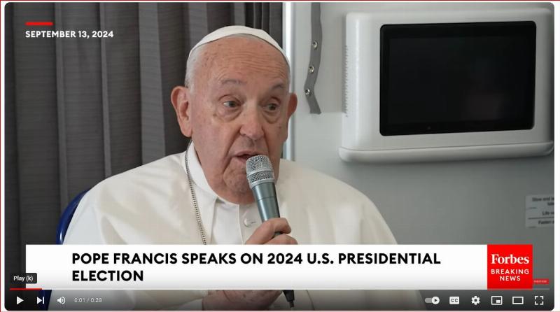 NextImg:Pope Francis unwittingly endorses Trump for U.S. president