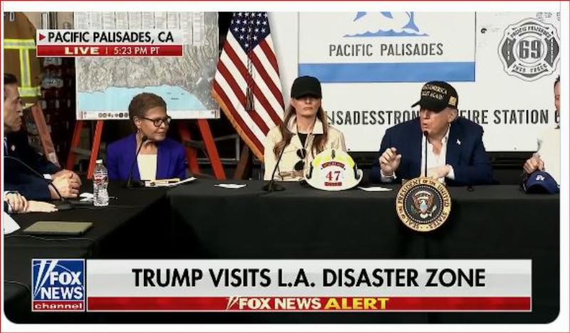 NextImg:President Trump getting things done in fire devastated Los Angeles
