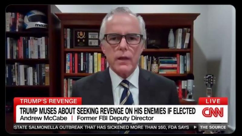 NextImg:Yellow streak running: Former FBI deputy chief McCabe says FBI agents are scared of going to jail if Trump is elected