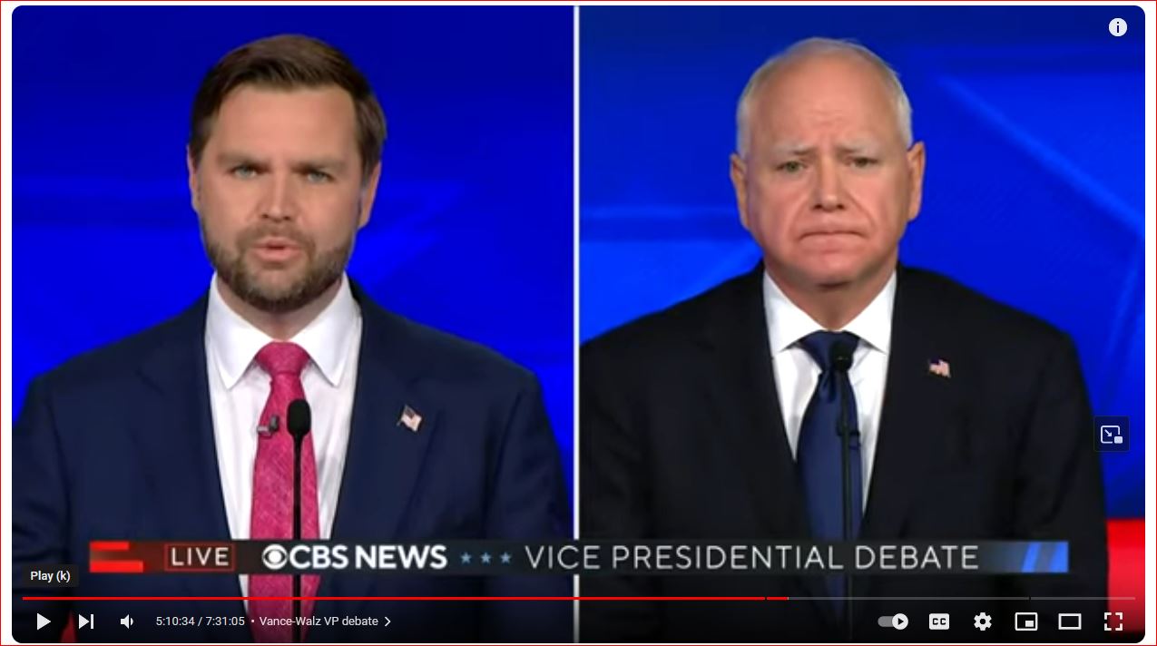 Walz-Vance debate revealed differences (but was too friendly)