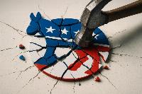 The Democratic National Committee is broke and broken