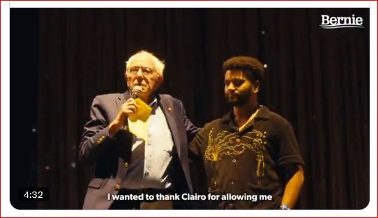 Bernie Sanders complains about 'the oligarchy' at $1,000-a-ticket music festival