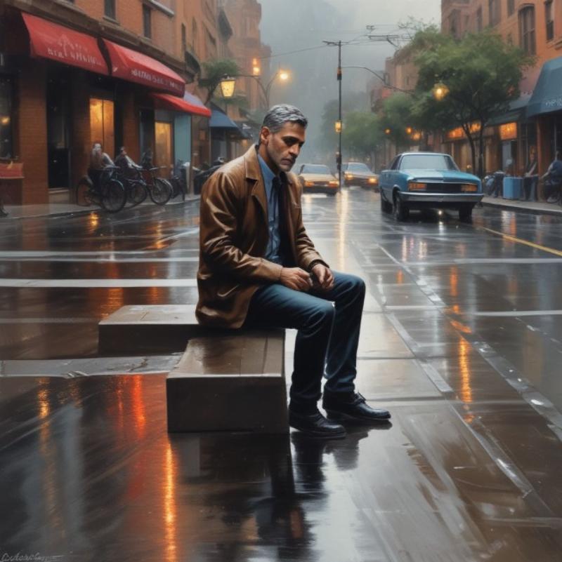 NextImg:George Clooney learns about life