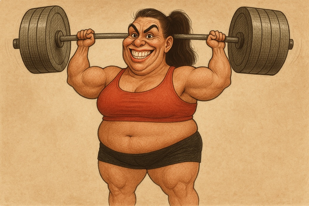 When a man (pretends to be) a woman