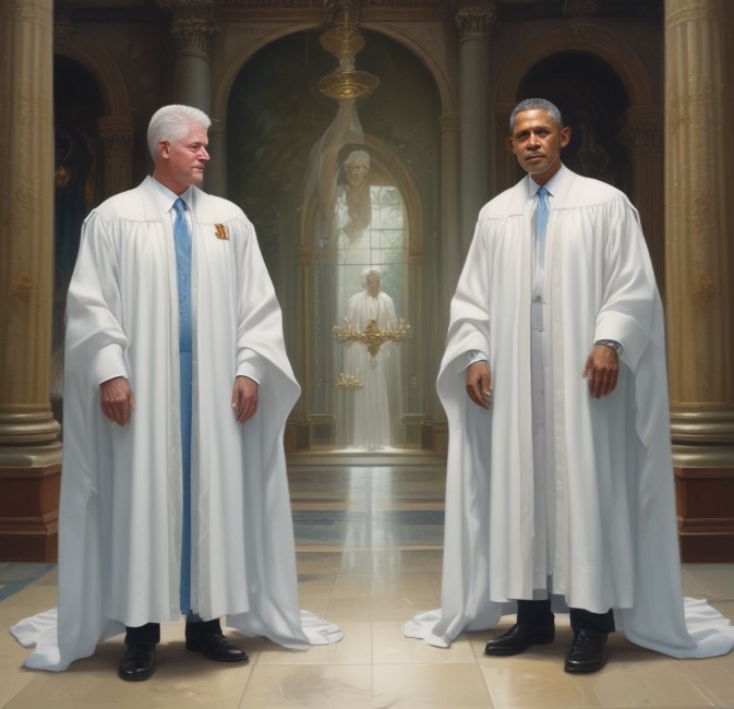 Bill and Barack Preach about 'Real men'