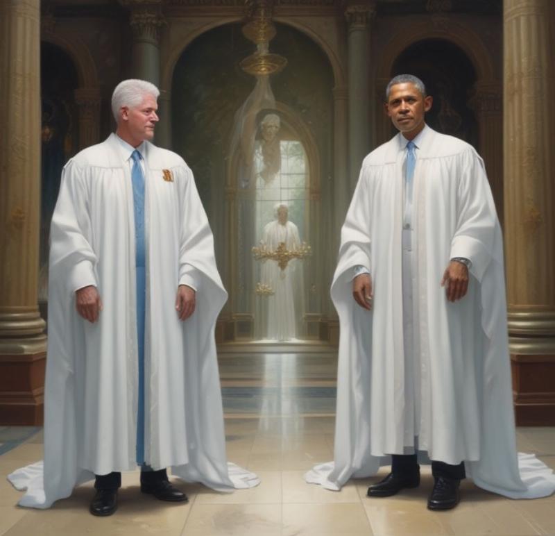 NextImg:Bill and Barack Preach about 'Real men'