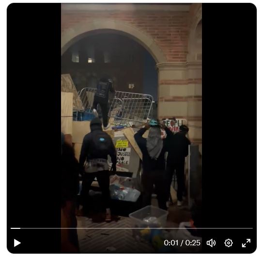 UCLA turned into a pigpen by pro-Hamas protestors